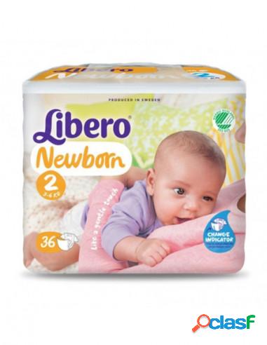 Libero - Libero Newborn Taglia 2 3-6 Kg 36 Pezzi