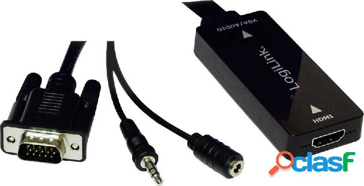 LogiLink CV0058 Adattatore [1x Spina VGA - 1x Presa HDMI]