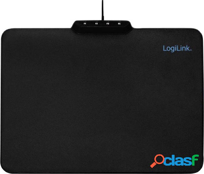 LogiLink ID0155 Gaming mouse pad Illuminato Nero (L x P) 360