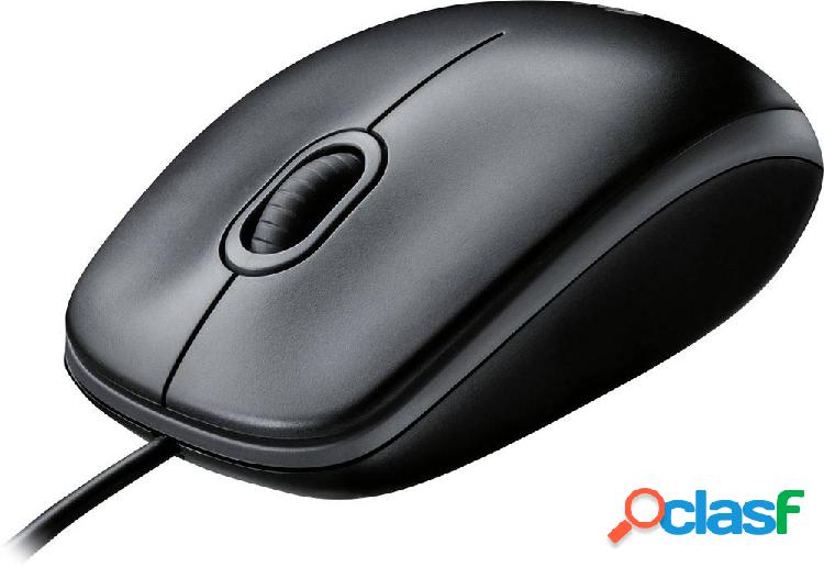 Logitech M100 Mouse USB Ottico Nero 3 Tasti 1000 dpi