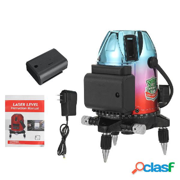 Luce verde a 5 linee Laser Livella a 360 ° Galvanotecnica