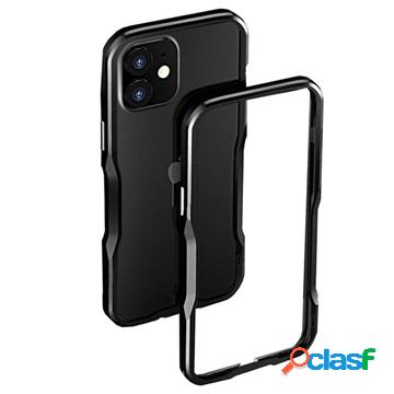 Luphie Bumper Metallico per iPhone 12 Mini - Nero