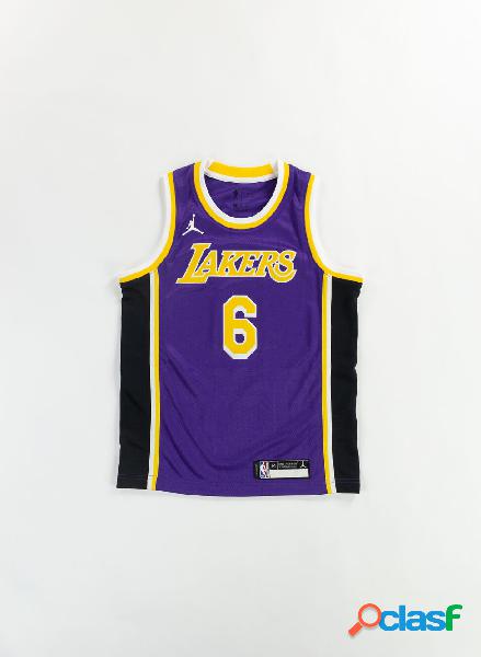 MAGLIA SMANICATA NBA JAMES LEBRON LOS ANGELES LAKERS RAGAZZO