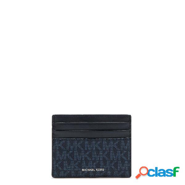 MICHAEL KORS PORTACARTE UOMO 39F9LGYD2B502 PVC BLU