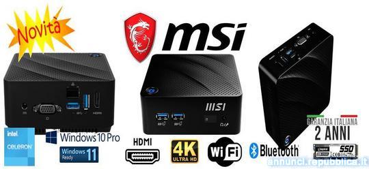 MINI PC MSI INTEL NGB RAM SSD M.2 KDMI-4K Roma