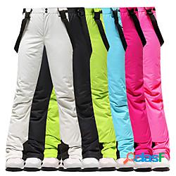 MUTUSNOW Per donna Pantaloni da sci Bavaglini da sci Esterno