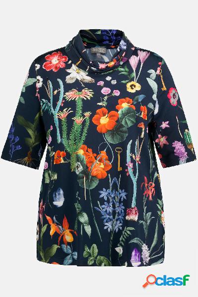 Maglia dal taglio svasato in tessuto fluente con design