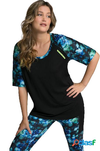 Maglia funzionale ad asciugatura rapida con scollo a