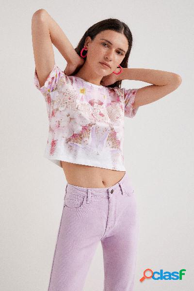 Maglietta cropped Amore