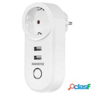 Marmitek Power Si Smart WiFi Power Plug with 2x USB - 15A