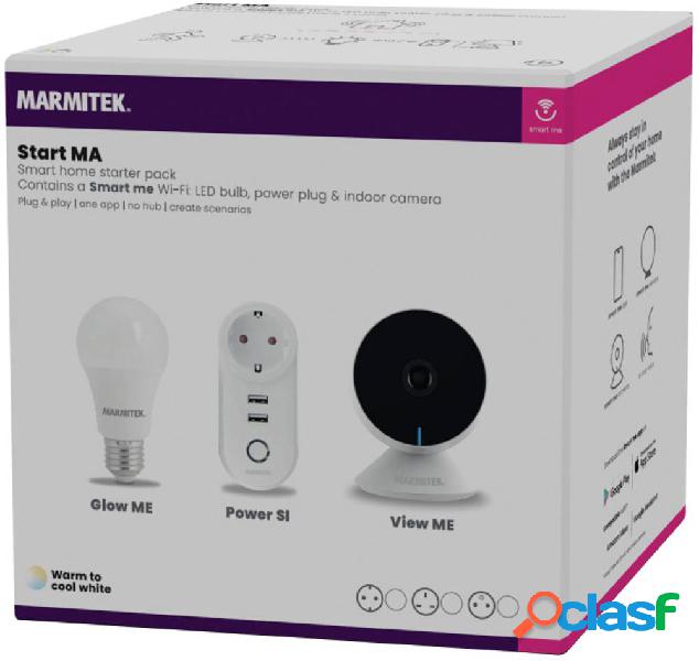 Marmitek Smart me Wi-Fi Starter kit sicurezza Start MA E27 9