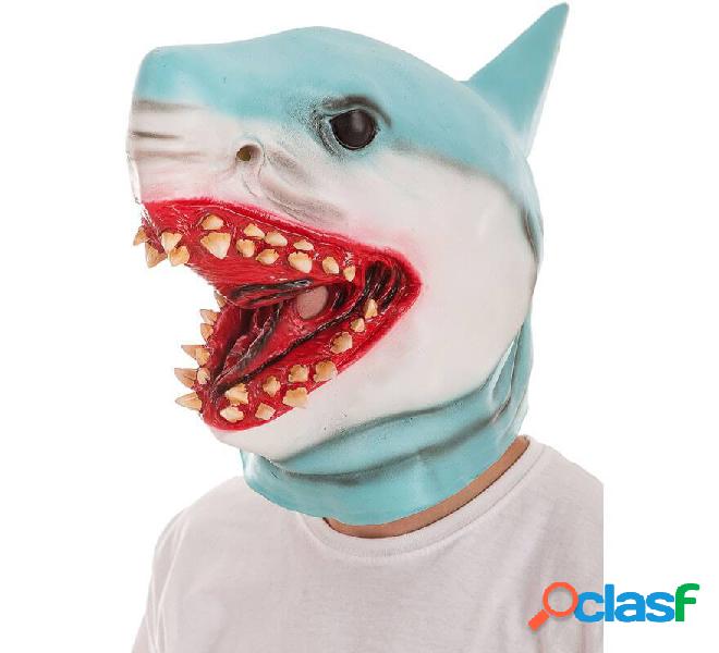 Maschera di squalo blu