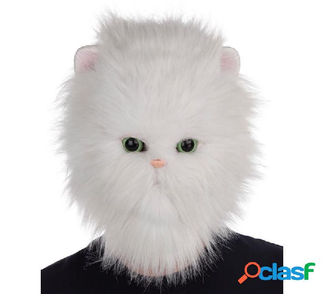 Maschera gatto persiano con i capelli