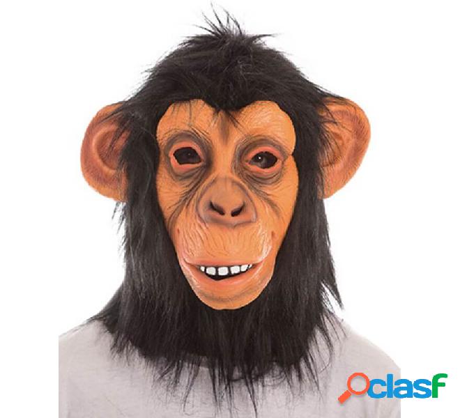 Maschera scimpanzé con i capelli