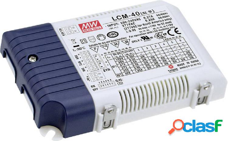 Mean Well LCM-40 Driver per LED Corrente costante 42 W 0.35