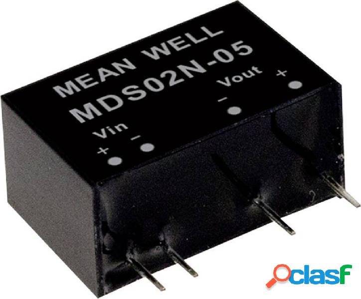 Mean Well MDS02N-15 Modulo convertitore DC / DC 133 mA 2 W