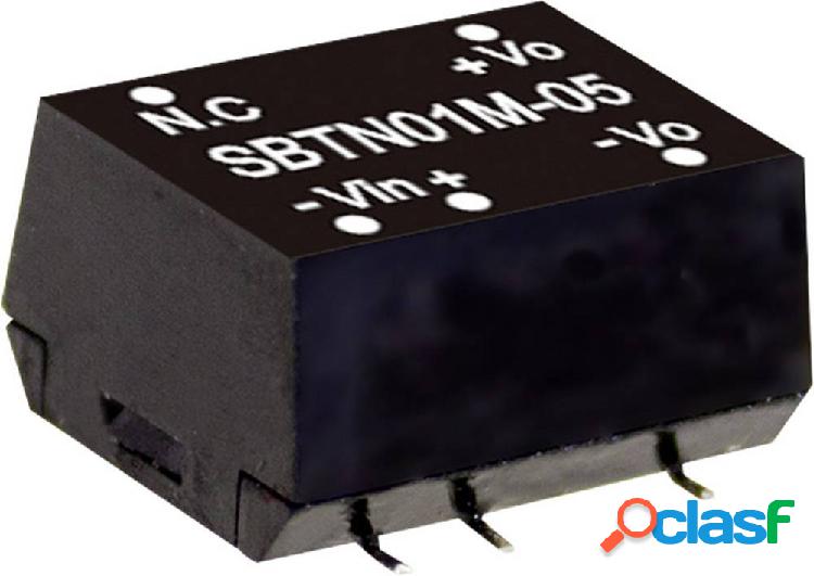 Mean Well SBTN01N-15 Modulo convertitore DC / DC 67 mA 1 W