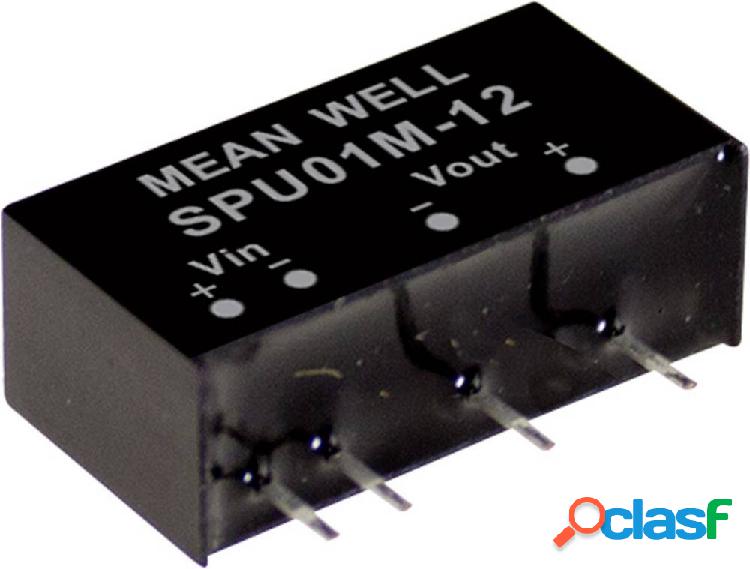 Mean Well SPU01N-05 Modulo convertitore DC / DC 200 mA 1 W