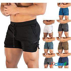 Mens Athletic Running Shorts Marathon One-third Shorts