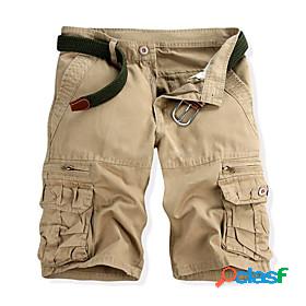 Mens Basic Patchwork Shorts Tactical Cargo Cargo Shorts Knee