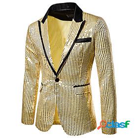 Mens Blazer Fall Winter Party Street Regular Coat Thermal