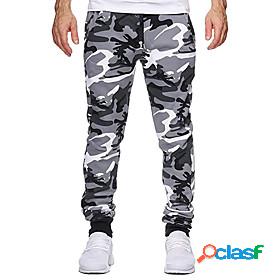 Mens Casual Sports Sporty Pocket Pants Sweatpants Full