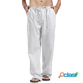 Mens Chino Knitted Pants Chinos Beach Pants Full Length