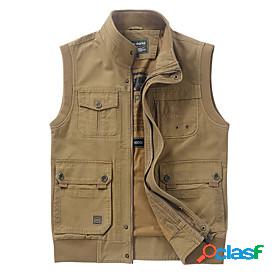 Mens Fishing Vest Hiking Vest Top Outdoor Autumn / Fall