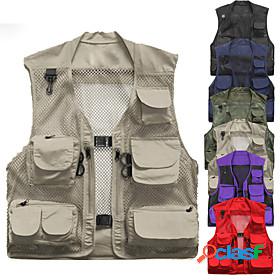 Mens Fishing Vest Hiking Vest Work Vest Outdoor