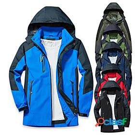 Mens Hiking Jacket Hiking Windbreaker Winter Outdoor Thermal