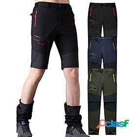 Mens Hiking Pants Trousers Convertible Pants / Zip Off Pants