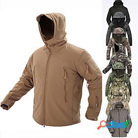 Mens Hoodie Jacket Camouflage Hunting Jacket Hunting Fleece