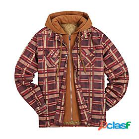Mens Jacket Fall Winter Daily Regular Coat Thermal Warm