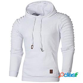 Mens Print Pullover Hoodie Sweatshirt Hooded non-printing