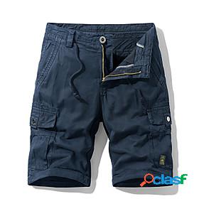 Mens Shorts Cargo Shorts Shorts Cargo Shorts Pants Solid