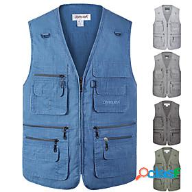 Mens Sleeveless Fishing Vest Vest / Gilet Outdoor Autumn /