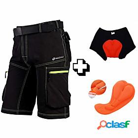 Mens Summer Cycling MTB Shorts Polyester Bike 3D Pad