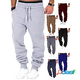 Mens Sweatpants Joggers Track Pants Bottoms Drawstring