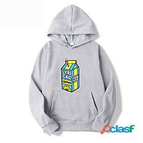 Mens Unisex Lyrical Lemonade Hooded Casual Sports Long