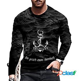 Mens Unisex Tee T shirt Shirt Graphic Prints Anchor 3D Print