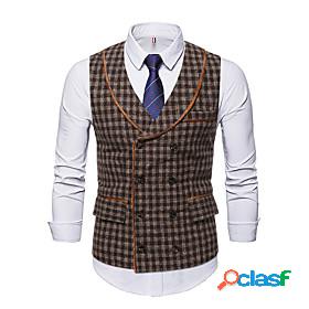 Mens Vest Gilet Fall Winter Street Business Daily Regular