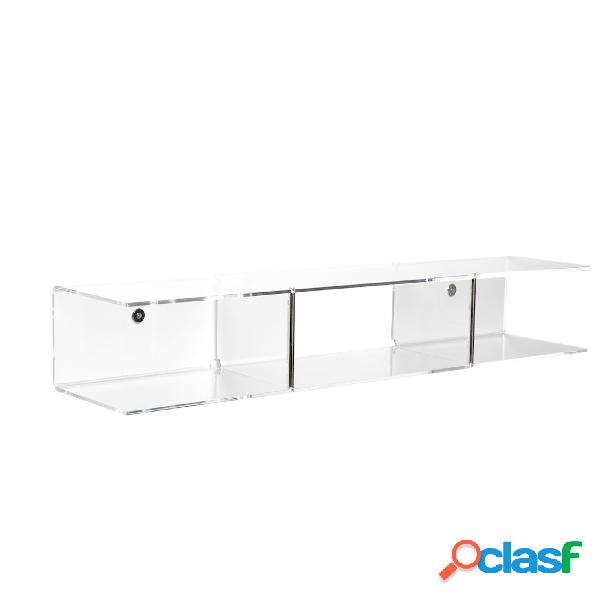 Mensola da parete 100x20Xh16 cm Bi-Mensola pensile in