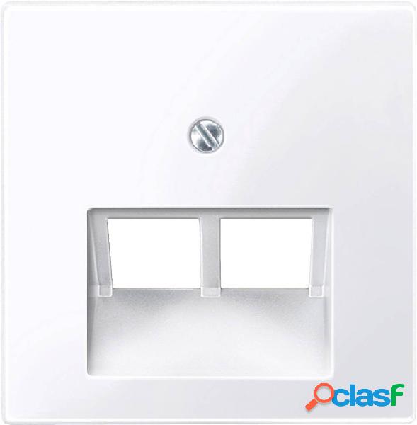 Merten Placca di copertura Presa UAE-IAE-ISDN Bianco 296125