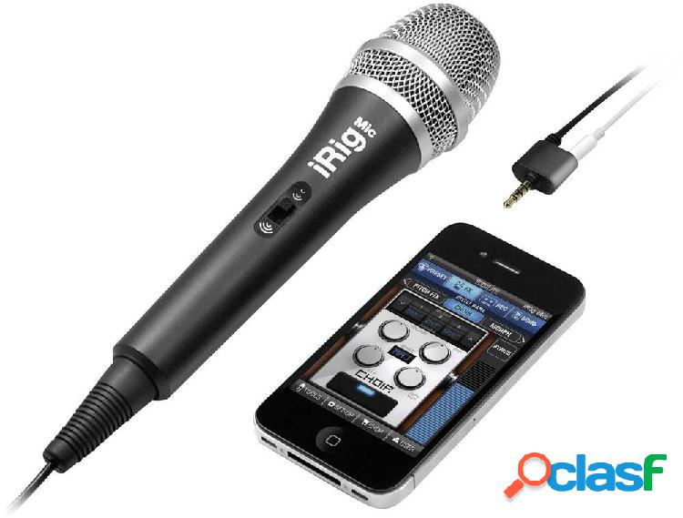 Microfono portatile a gelato iRig Mic Cablato incl. morsetto