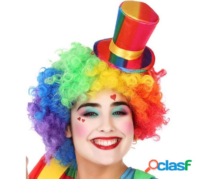 Mini cappello da clown multicolore
