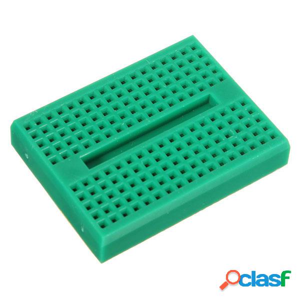 Mini prototipo Breadboard verde senza saldatura a 10 fori da