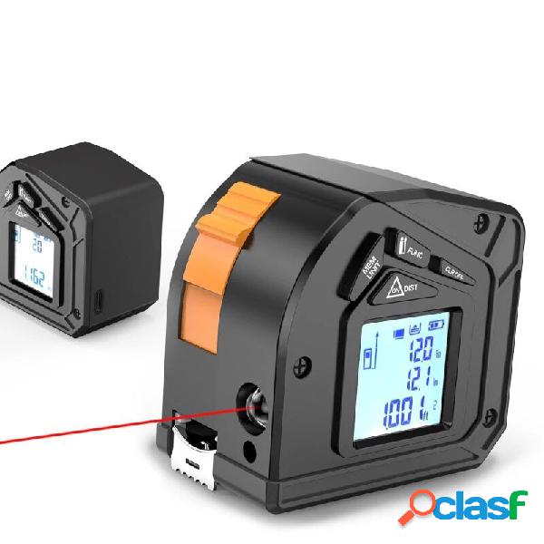 Misuratore di distanza digitale 50M + 5M Laser Metro a