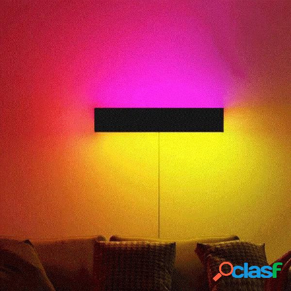 Moderno e minimalista RGB LED Symphony Wall lampada Camera