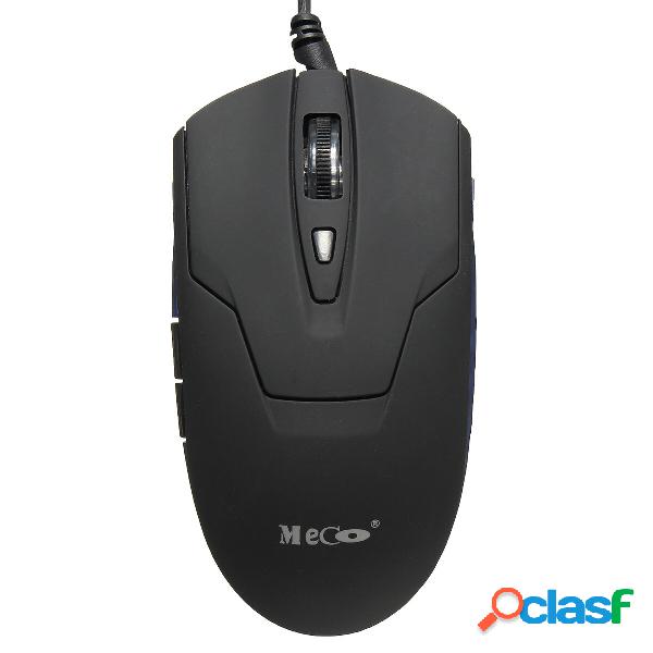 Mouse MECO LED Mouse da gioco per computer con cavo