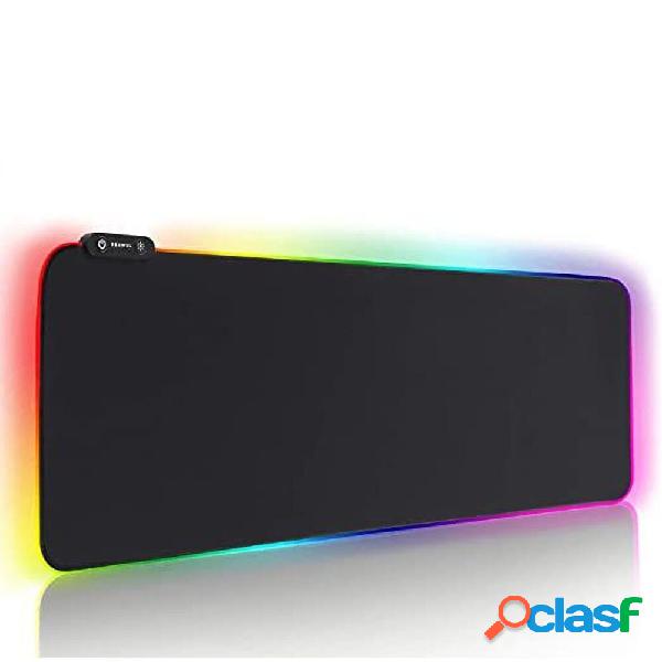 Mouse pad gaming ARCHEER USB RGB cablato Base in gomma